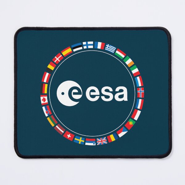 Item preview, ESA Flag Patch - European Space Agency Emblem designed and sold by MeetinSpace.