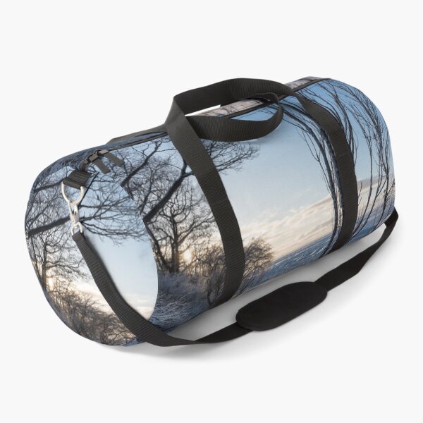 Item preview, Lake Erie Icescape Framed by Trees designed and sold by Georgia Mizuleva.