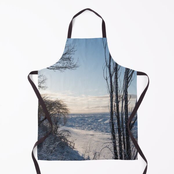 Item preview, Lake Erie Icescape Framed by Trees designed and sold by Georgia Mizuleva.