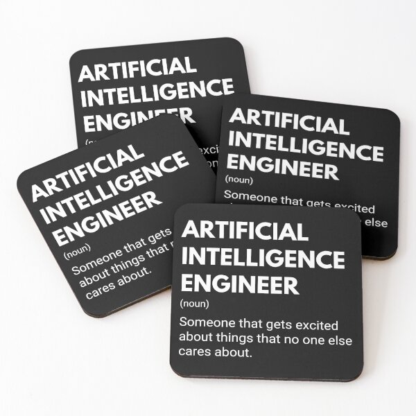 Item preview, Artificial Intelligence Engineer Funny Definition designed and sold by CuteLovelyDesigns.