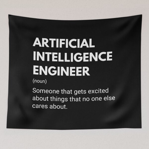 Item preview, Artificial Intelligence Engineer Funny Definition designed and sold by CuteLovelyDesigns.