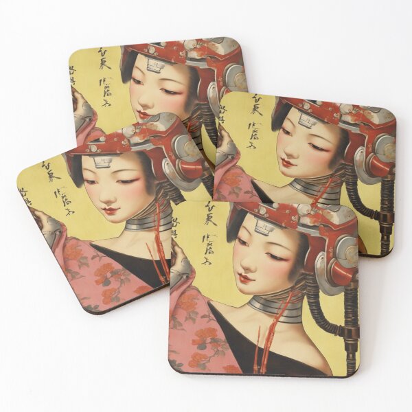 Item preview, Robot Shunga Erotic Art Imitation | #32 designed and sold by NickWhittleArt.