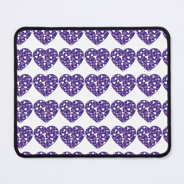 Item preview, Regular Grid Small Violet White Cow Patches on Purple Cowhide | Continues Purple Cow Heart designed and sold by PatternPen.