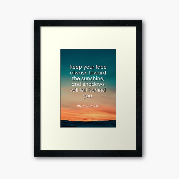 Item preview, Quote by Walt Whitman designed and sold by DigitalMediaHub.
