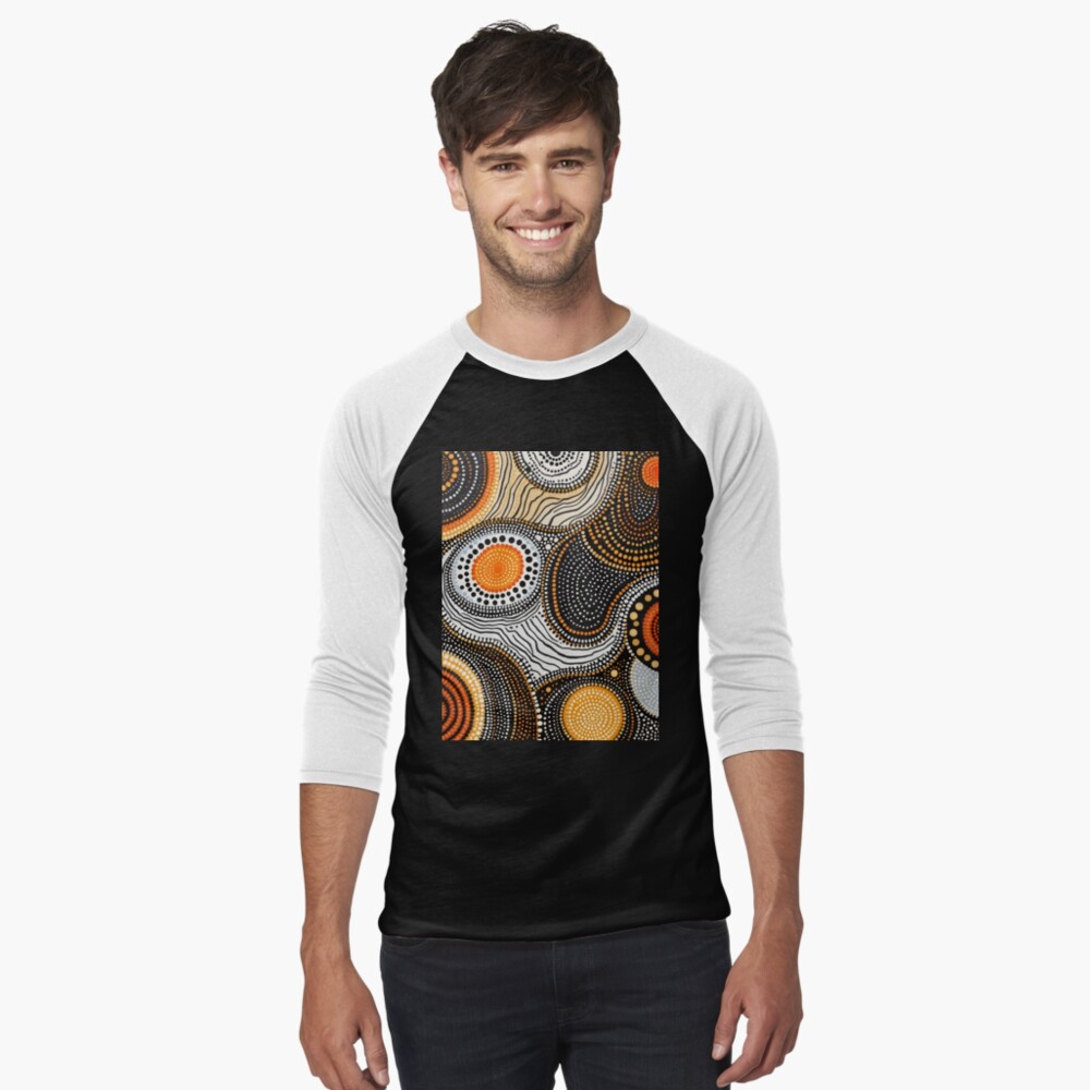 Item preview, Baseball ¾ Sleeve T-Shirt designed and sold by drigli.