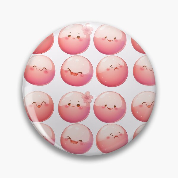 Item preview, Pink Mochi Emotions, Expressive Faces designed and sold by Cherrita07.