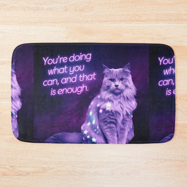 Item preview, You’re Doing Enough – Cosmic Cat designed and sold by Cheerhub.