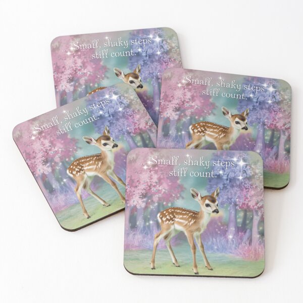Item preview, Shaky Steps Still Count – Fawn designed and sold by Cheerhub.