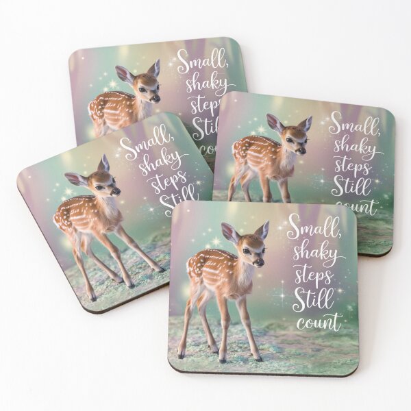 Item preview, Small Shaky Steps Still Count – Fawn designed and sold by Cheerhub.