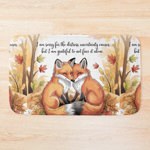 Item preview, Grateful – Fox Cuddles designed and sold by Cheerhub.