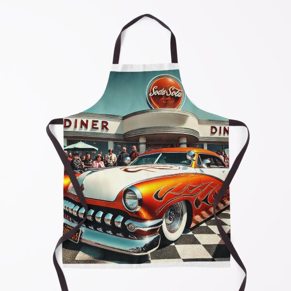 Item preview, "Flames and Nostalgia: A 1950s Diner Dream" designed and sold by philpace.