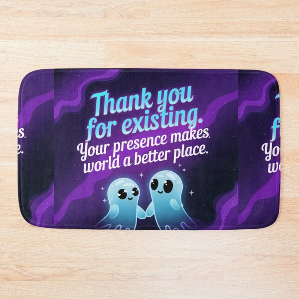 Item preview, Thank You for Existing – Galaxy Ghosts designed and sold by Cheerhub.