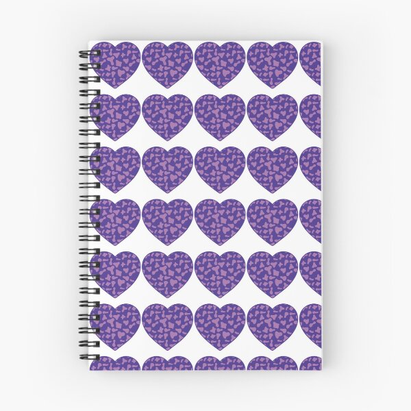 Item preview, Regular Grid Small Violet Cow Patches on Purple Cowhide | Continues Purple Cow Heart designed and sold by PatternPen.