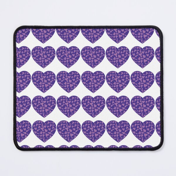 Item preview, Regular Grid Small Violet Cow Patches on Purple Cowhide | Continues Purple Cow Heart designed and sold by PatternPen.