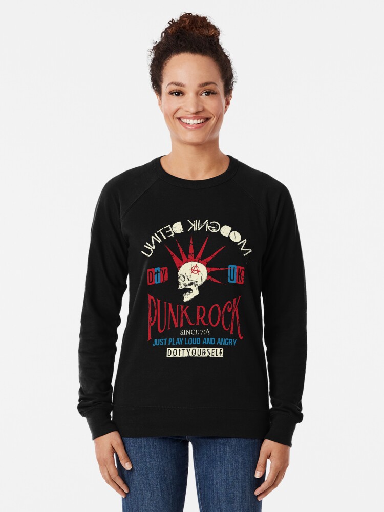 Punk Rock Diy Uk United Kingdom Stamp T Shirt Lightweight