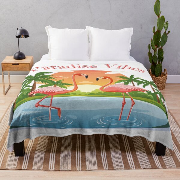 Item preview, Paradise Vibes - Tropical Flamingo Design designed and sold by EsraTugArtDesign.