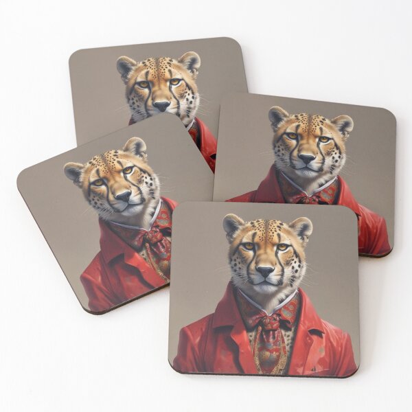 Item preview, Cheetah in smoking jacket designed and sold by GasconyPassion.