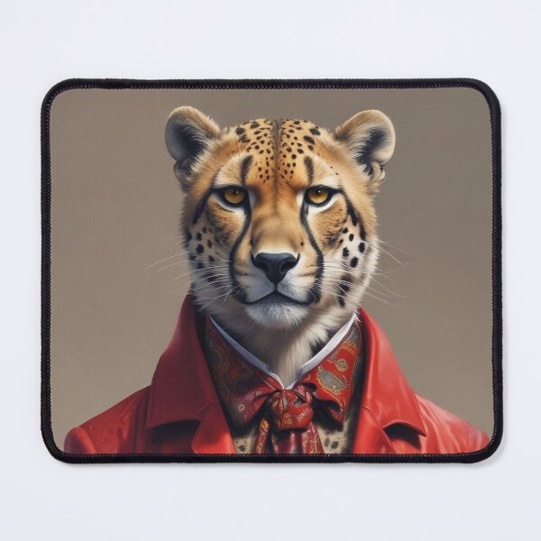 Item preview, Cheetah in smoking jacket designed and sold by GasconyPassion.