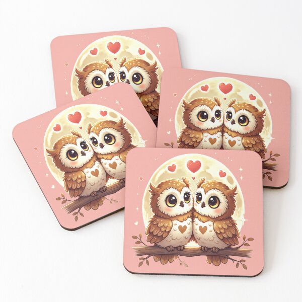 Item preview, OWL COUPLE- BIRD VALENTINE designed and sold by Rajasekar.
