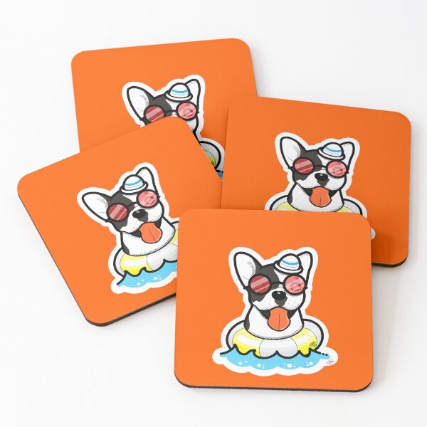 Item preview, Cheeky dog with life buoy designed and sold by tennstudio.