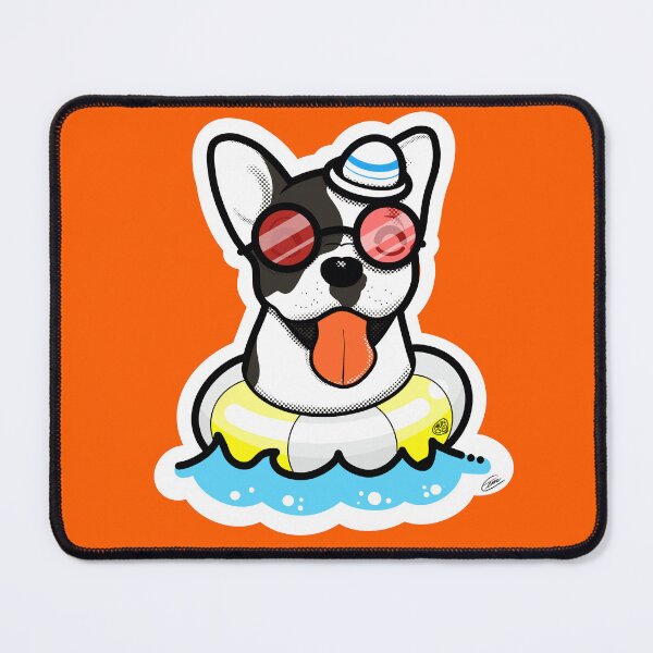 Item preview, Cheeky dog with life buoy designed and sold by tennstudio.