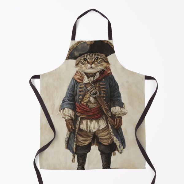 Item preview, funny pirate cat, vintage designed and sold by Mauswohn.