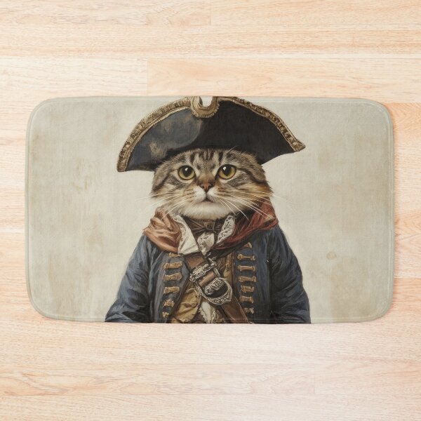 Item preview, funny pirate cat, vintage designed and sold by Mauswohn.