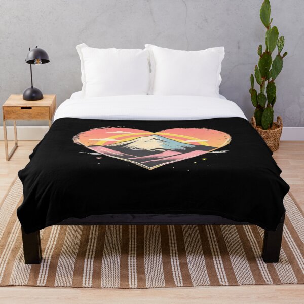 Item preview, Amor de montaña colorido: diseño de paisaje con corazones retro designed and sold by EmiBarDesign.