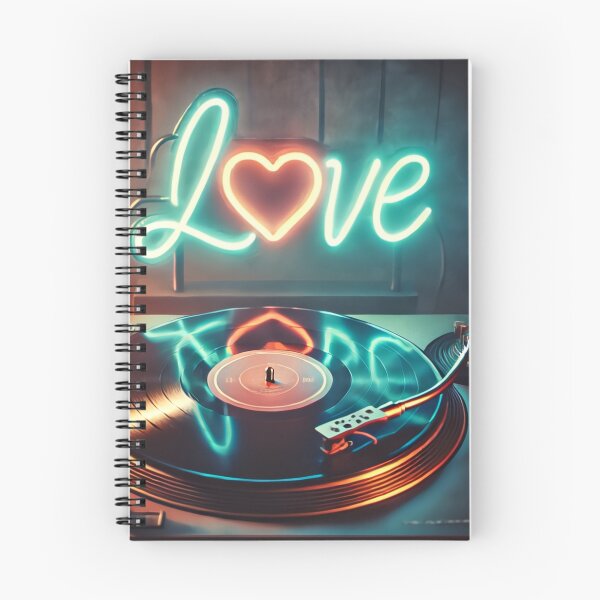 Item preview, Amor de neón y vibraciones de vinilo designed and sold by Wiredart.