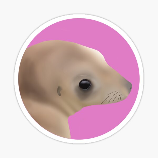 Item preview, Kake - Female New Zealand Sea Lion on Pink designed and sold by GivernyKate.