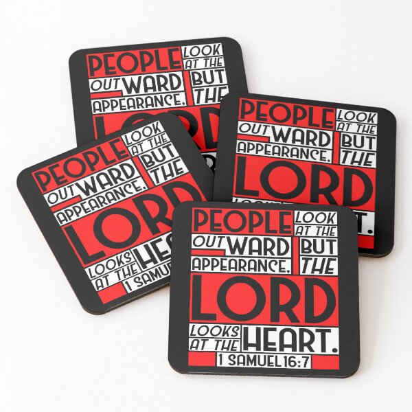 Item preview, 1 Samuel 16:7 But The LORD Looks At The Heart designed and sold by plushism.