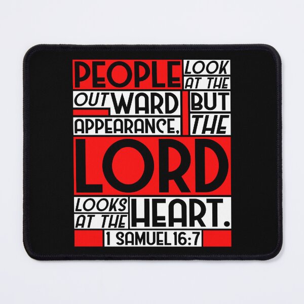 Item preview, 1 Samuel 16:7 But The LORD Looks At The Heart designed and sold by plushism.