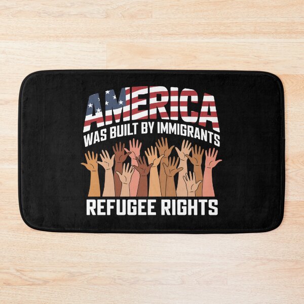 Item preview, America Was Built by Immigrants Refugee Rights - A perfect gift for proud immigrants, their children, activists, and anyone who believes in justice, diversity, and human rights. designed and sold by ZyziowskyArt.