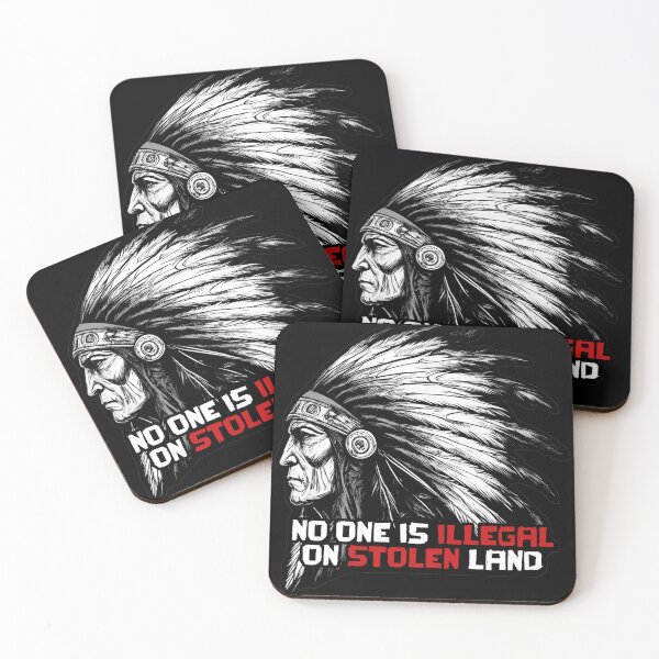 Item preview, No One Is Illegal On Stolen Land designed and sold by RustyBLN.