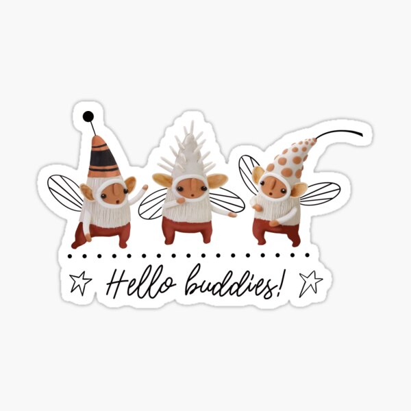 Item preview, Three Little Elf Buddies designed and sold by Dorinam.