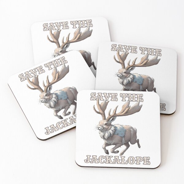 Item preview, Save The Jackalope Mythical Bunny Meme designed and sold by CreatureZDesign.