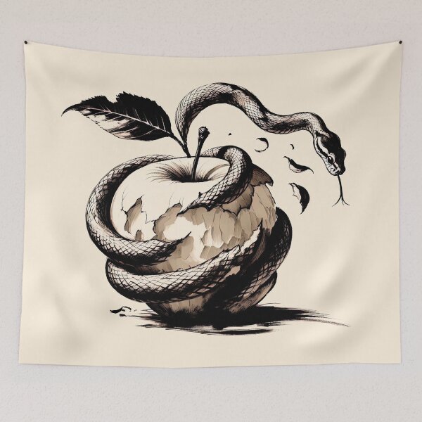 Item preview, Snake Allure Aesthetic Serpent Design designed and sold by Retr0Tshirts.