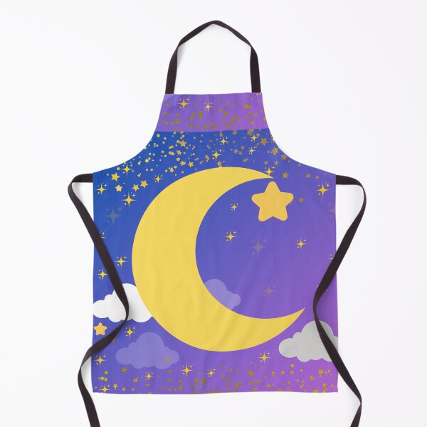 Item preview, The crescent moon and stars in the night sky designed and sold by Jjc59.