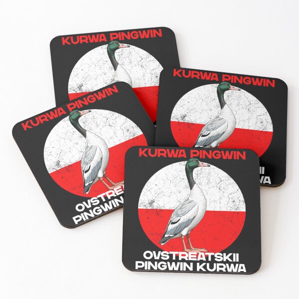 Item preview, Pingwin Kurwa Polish Meme Funny Saying designed and sold by LuminOrb.