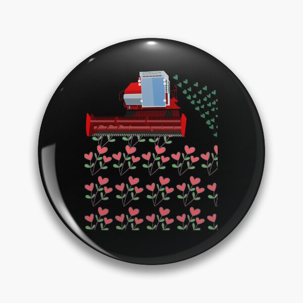 Item preview, An agricultural combine harvester cutting hearts for boy who likes combine and agricultural machines for farmer designed and sold by MegiSmile.