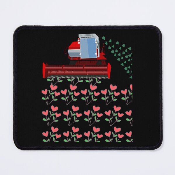 Item preview, An agricultural combine harvester cutting hearts for boy who likes combine and agricultural machines for farmer designed and sold by MegiSmile.