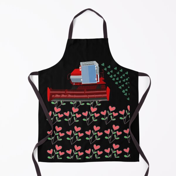 Item preview, An agricultural combine harvester cutting hearts for boy who likes combine and agricultural machines for farmer designed and sold by MegiSmile.