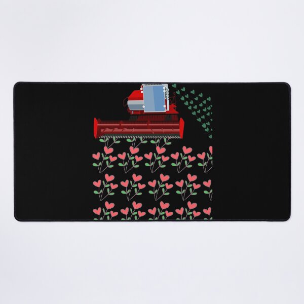 Item preview, An agricultural combine harvester cutting hearts for boy who likes combine and agricultural machines for farmer designed and sold by MegiSmile.