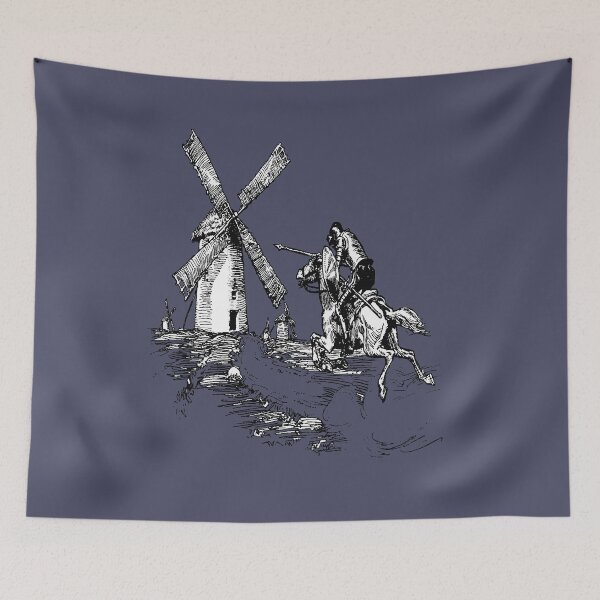 Item preview, Don Quixote Fighting Windmills designed and sold by taiche.