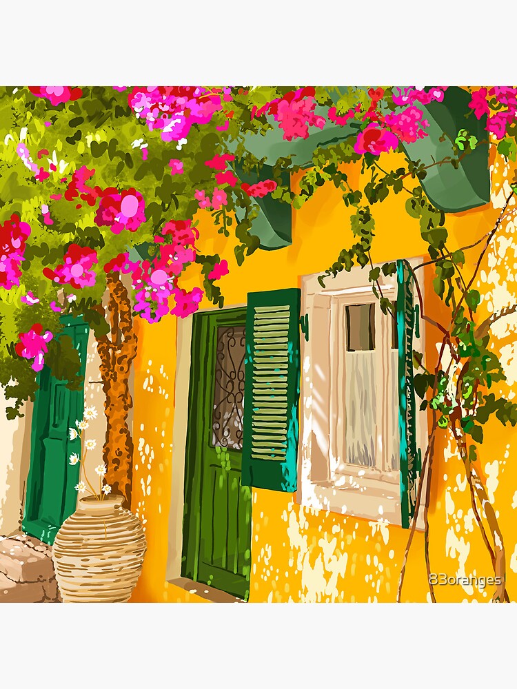Thumbnail 4 of 4, Clock, Living in the Sunshine. Always. | Summer Exotic Travel Architecture | Italy Sicily Boho Buildings designed and sold by 83oranges.