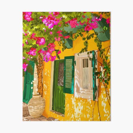 Artikel-Vorschau von Leben im Sonnenschein. Stets. | Sommer exotische Reisearchitektur | Italien Sizilien Boho-Gebäude, designt und verkauft von 83oranges.