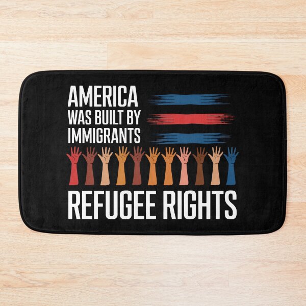 Item preview, America Was Built by Immigrants Refugee Rights - A perfect gift for proud immigrants, their children, activists, and anyone who believes in justice, diversity, and human rights. designed and sold by ZyziowskyArt.