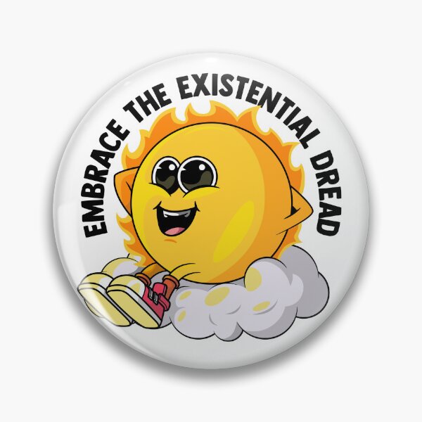 Item preview, Embrace the Existential Dread (on light colors) designed and sold by messy-nessie.