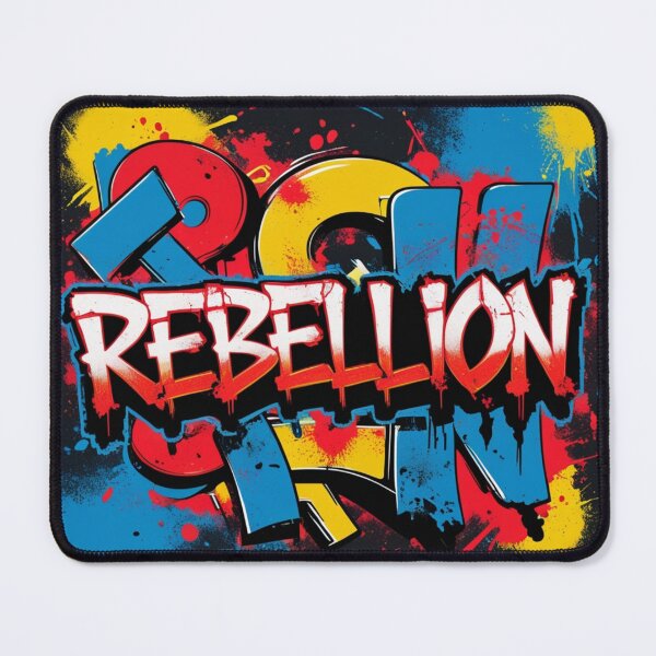 Item preview, Rebellion Graffiti Street Art - Urban Typography Design designed and sold by TopUpDesign.