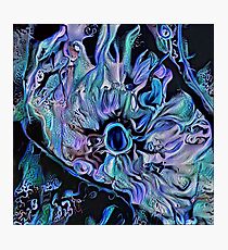 Indigo Pool - Abstract Maps Photographic Print